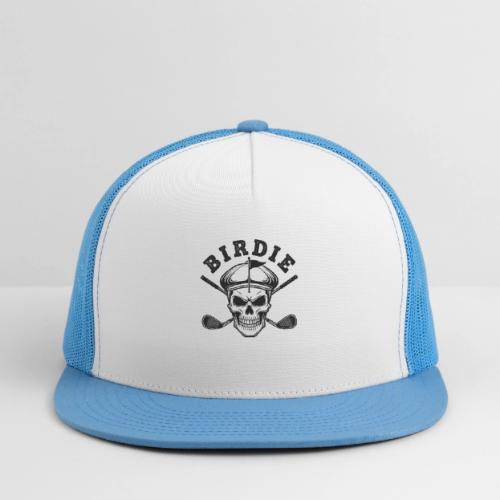 BIRDIE Skull - Golf Player Gift Tee Edgy Skeleton - Trucker Hat