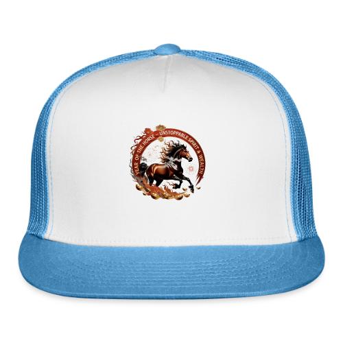 Year of the Horse Fiery Spirit T Shirt, Lunar New - Trucker Hat