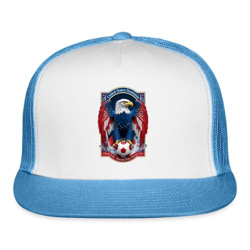 USA Eagle Emblem T Shirt, USA Soccer Pride Gift - Trucker Hat