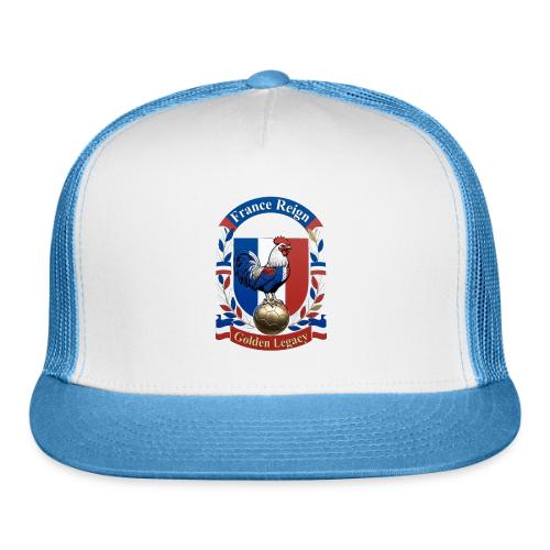 France Rooster Reign T-Shirt, Tricolore Pride Gift - Trucker Hat