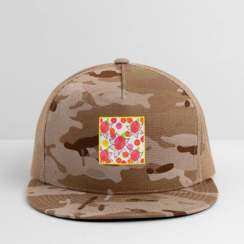 Floral Elegance Symphony Pattern - Trucker Hat