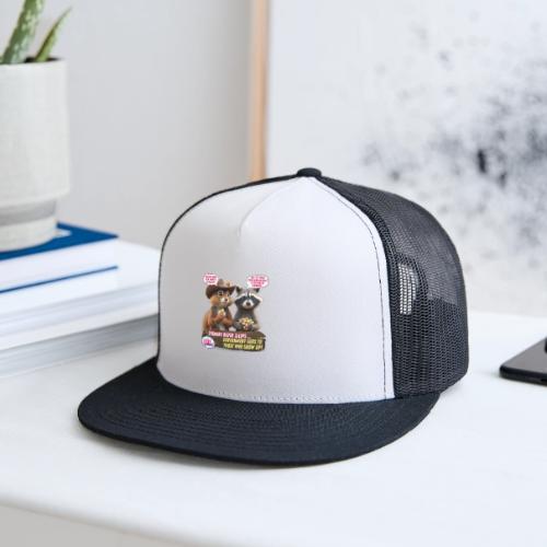 Freedom Squirrel and Raccoon - Trucker Hat