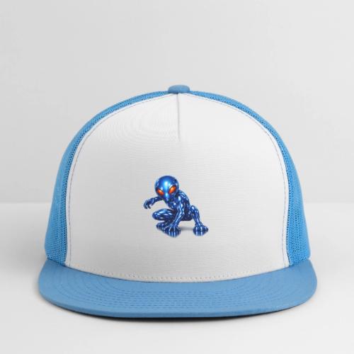 Blue Alien Crouch - Trucker Hat