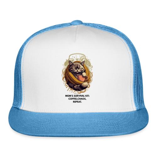 Powered by Sarcasm Cat Tee - Trucker Hat