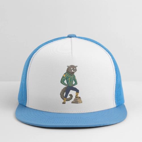 Raccoon Ranger in Neon Armor - Trucker Hat
