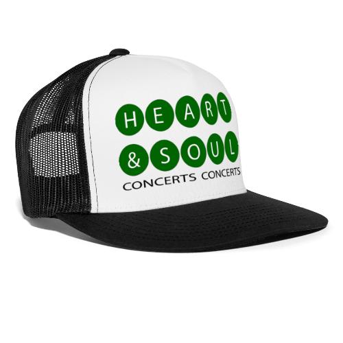 Heart & Soul Concerts green/ white bubble Horizon - Trucker Cap