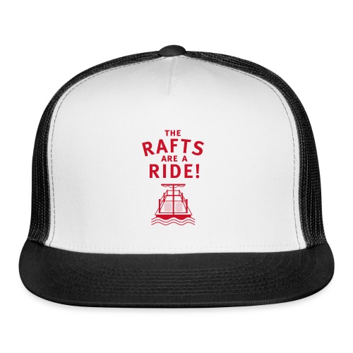 Traveling With The Mouse: Rafts Are A Ride (RED) - Trucker Cap