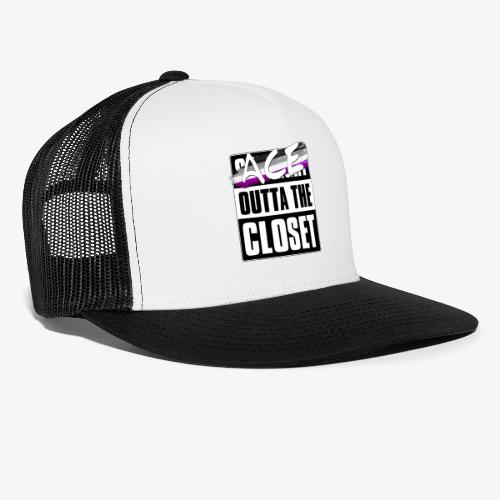 Ace Outta the Closet - Asexual Pride - Trucker Cap