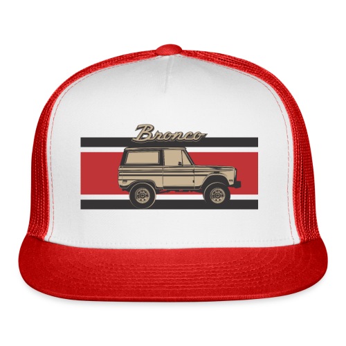 Bronco Truck Billet Design Men's T-Shirt - Trucker Cap