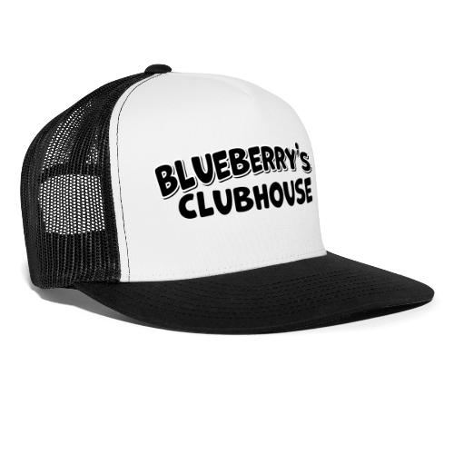 Blueberrys Clubhouse Wordmark Blk - Trucker Cap