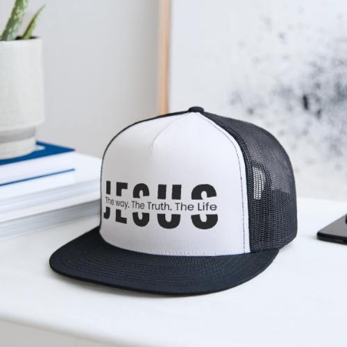Jesus the Truth and the Life Bible Verse Merch - Trucker Hat