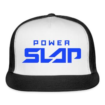 Power Slap - Trucker Hat - white/black - Front