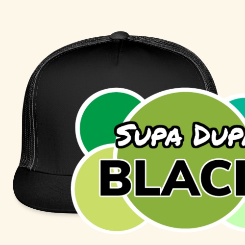 Supa Dupa Black - Trucker Cap