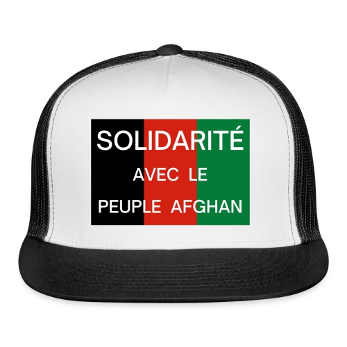 Solidarité avec le Peuple Afghan, Drapeau Afghan - Trucker Cap