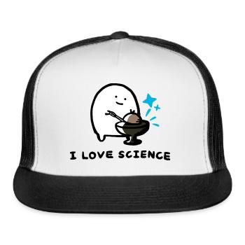 I Love Science Demon Core - Trucker Hat - white/black - Front