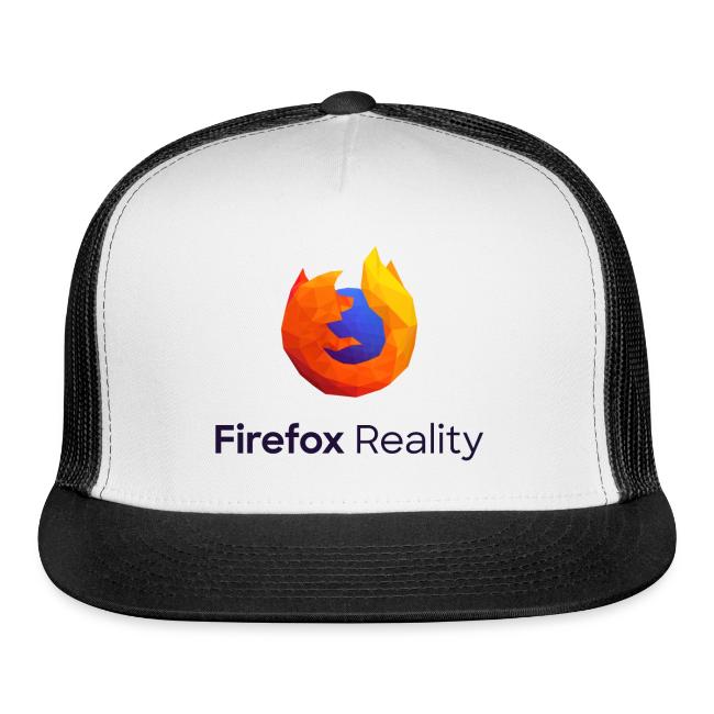 Firefox Reality - Transparent, Vertical, Dark Text