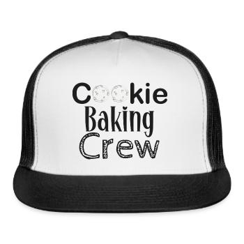 Cookie Baking Crew 2b - Trucker Hat - white/black - Front