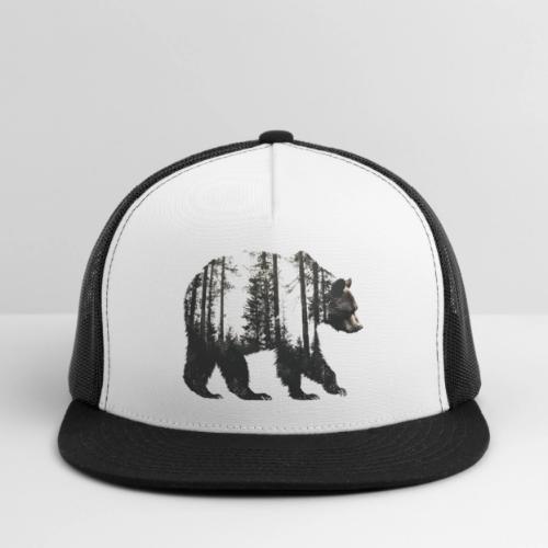 Evergreen Bear Silhouette - Trucker Hat