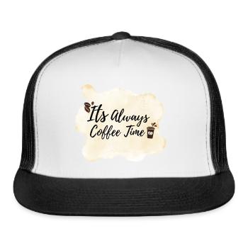 Brew Bliss - Trucker Hat - white/black - Front