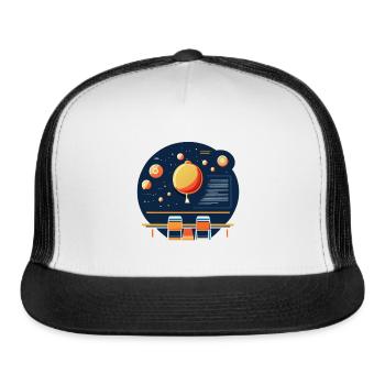 Back to school - Trucker Hat - white/black - Front
