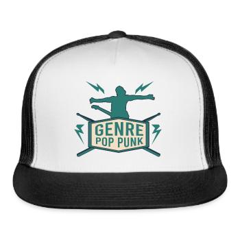 Genre Pop Punk - Trucker Hat - white/black - Front