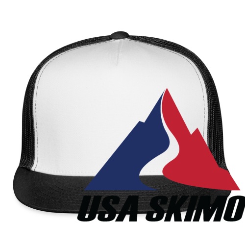USA Skimo Logo - Stacked - Color - Trucker Cap