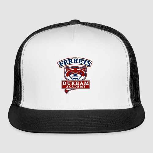 durham academy ferrets sport logo - Trucker Cap
