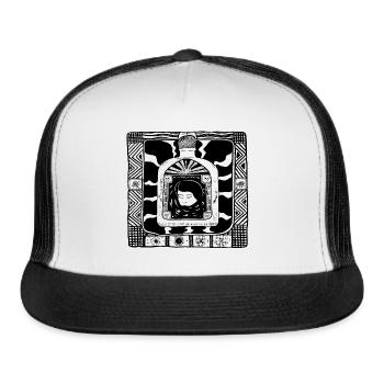 Guadalajara Album Artwork - Trucker Hat - white/black - Front