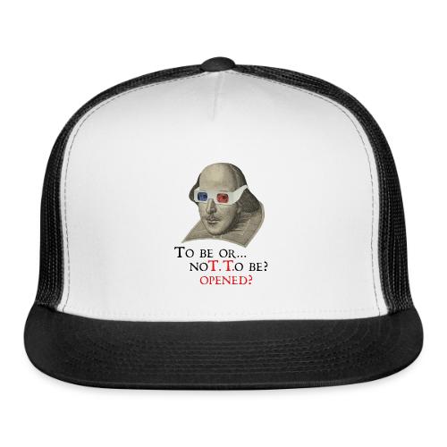 Shakespeare Bard-Code Logo (light) - Trucker Hat