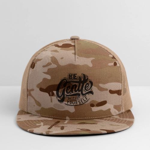 Black Typographic design - Trucker Hat