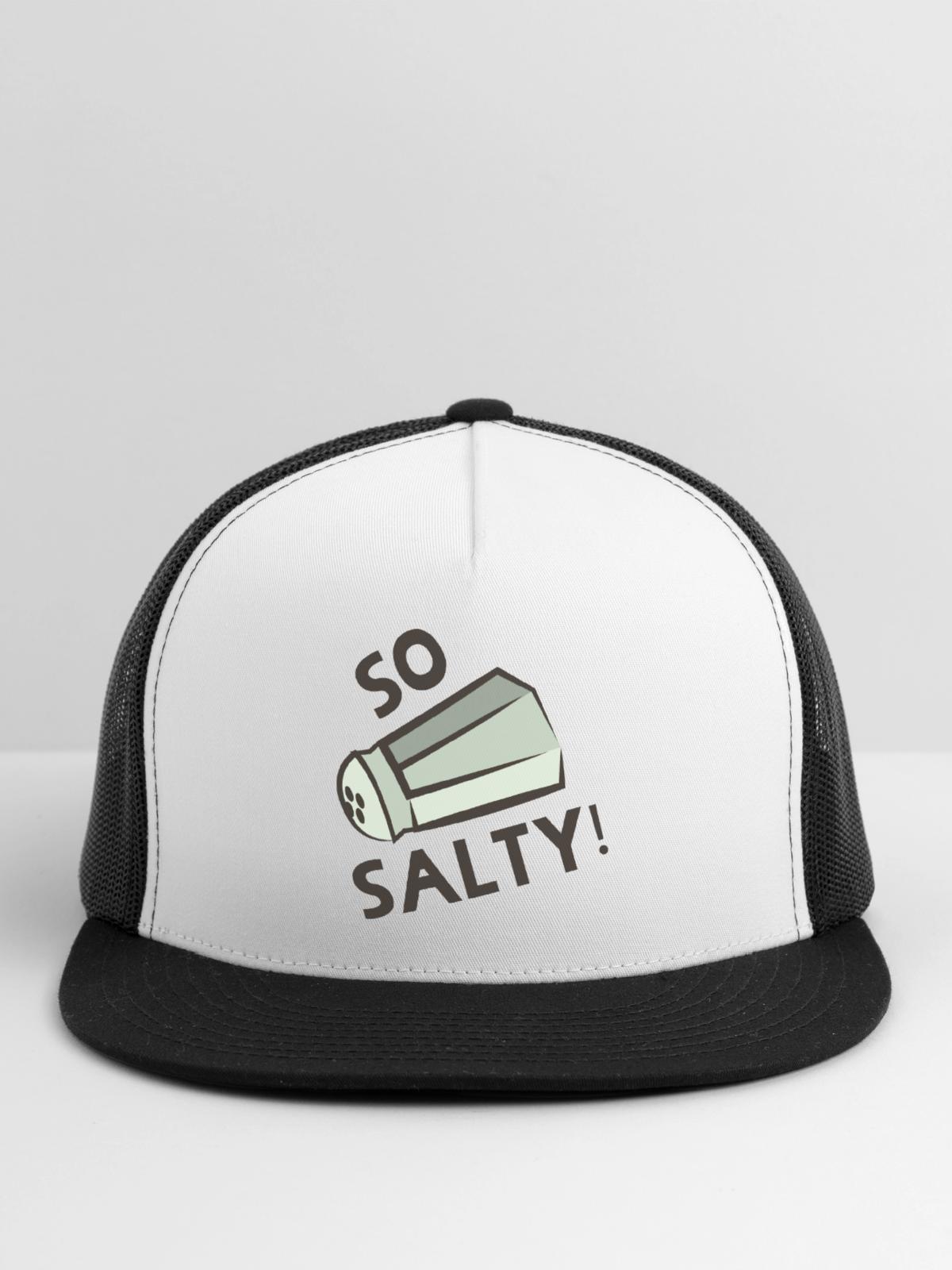 So Salty - Trucker Hat - white/black - Front