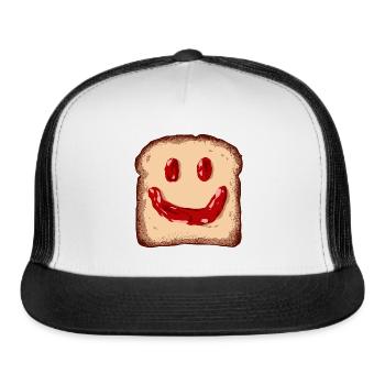 Slice of Toast - Trucker Hat - white/black - Front