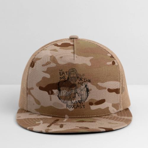 Eat Me Drink Me Podcast revamped logo - Trucker Hat
