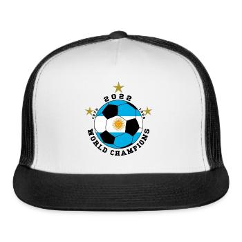 Soccer Argentina 2022 World champions - Trucker Hat - white/black - Front