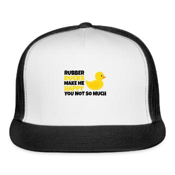 Rubber Duckie - Trucker Hat - white/black - Front