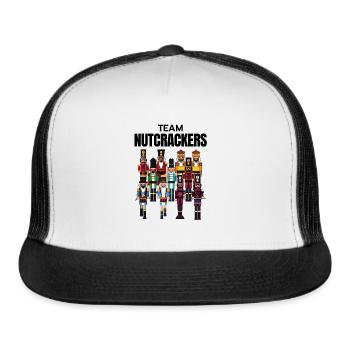 christmas nutcracker - team nutcracker 2021 - Trucker Hat - white/black - Front