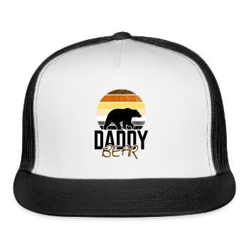 Gay Daddy Bear Fetish Pride - Trucker Hat - white/black - Front