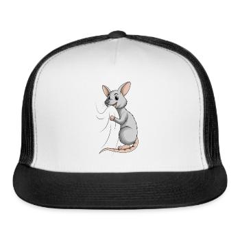 rats - Trucker Hat - white/black - Front