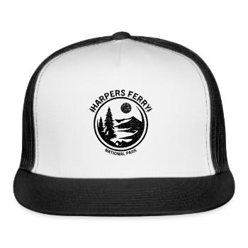 Harers Ferry National Park - Trucker Hat - white/black - Front