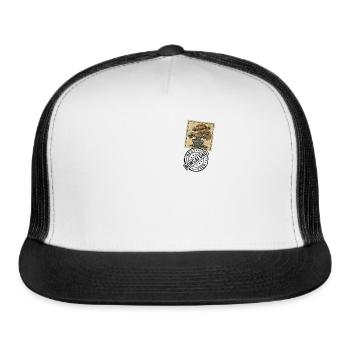 Bonsai-Dad Bonsai tree bonsai-plants Bonsai-Stamp - Trucker Hat - white/black - Front