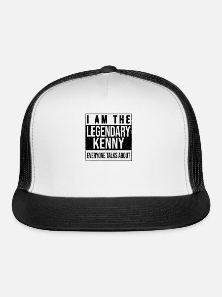 I am the legendary shirt, gift idea for Kenny - Trucker Hat - white/black