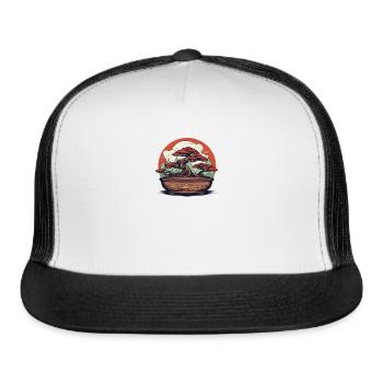 Bonsai tree plant bonsai tree bonsai - Trucker Hat - white/black - Front