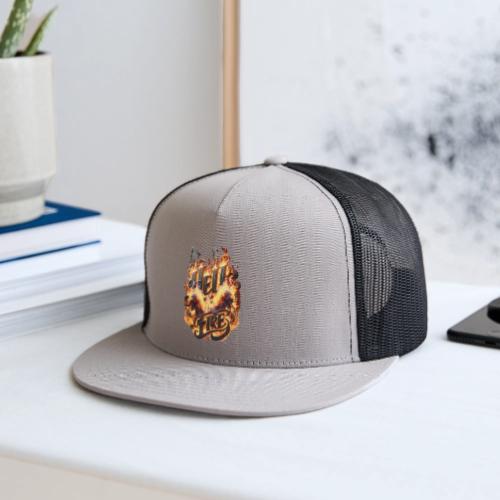 Hell Fire: Demonic Skulls Burn in Eternal Flames - Trucker Hat