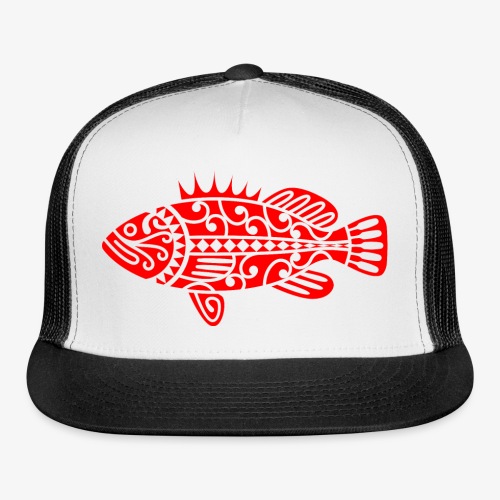 Fish Maori Red - Trucker Cap