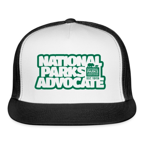 National Parks Advocate Bubble Green Sticker - Trucker Cap