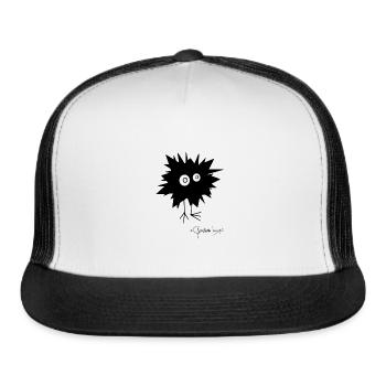 Woolly Beastie flashed © Chyropterum Innoxius - Trucker Hat - white/black - Front