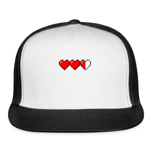 pixel hearts png - Trucker Cap