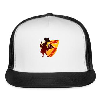 Chef Cooking Cook Recipe Meal Delicious Restaurant - Trucker Hat - white/black - Front