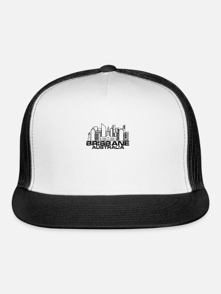 Brisbane - Trucker Hat - white/black