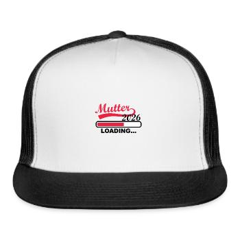 Mutter 2026 Loading Progress Bar - Trucker Hat - white/black - Front